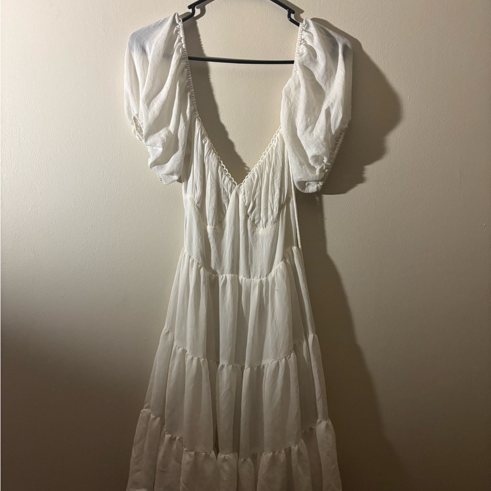 Princess Polly White Maxi Dress